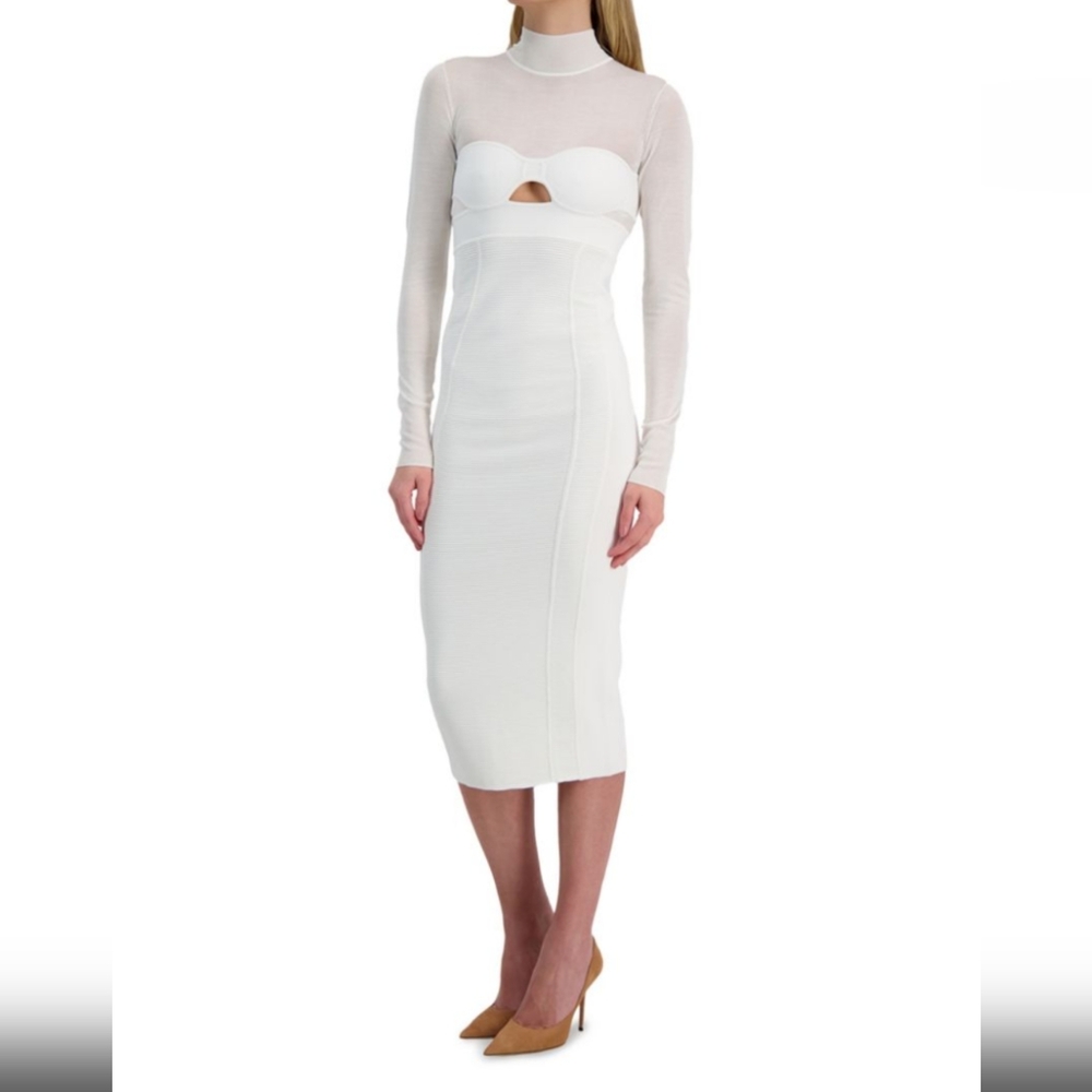 Herve leger corset alabaster dress ❤️